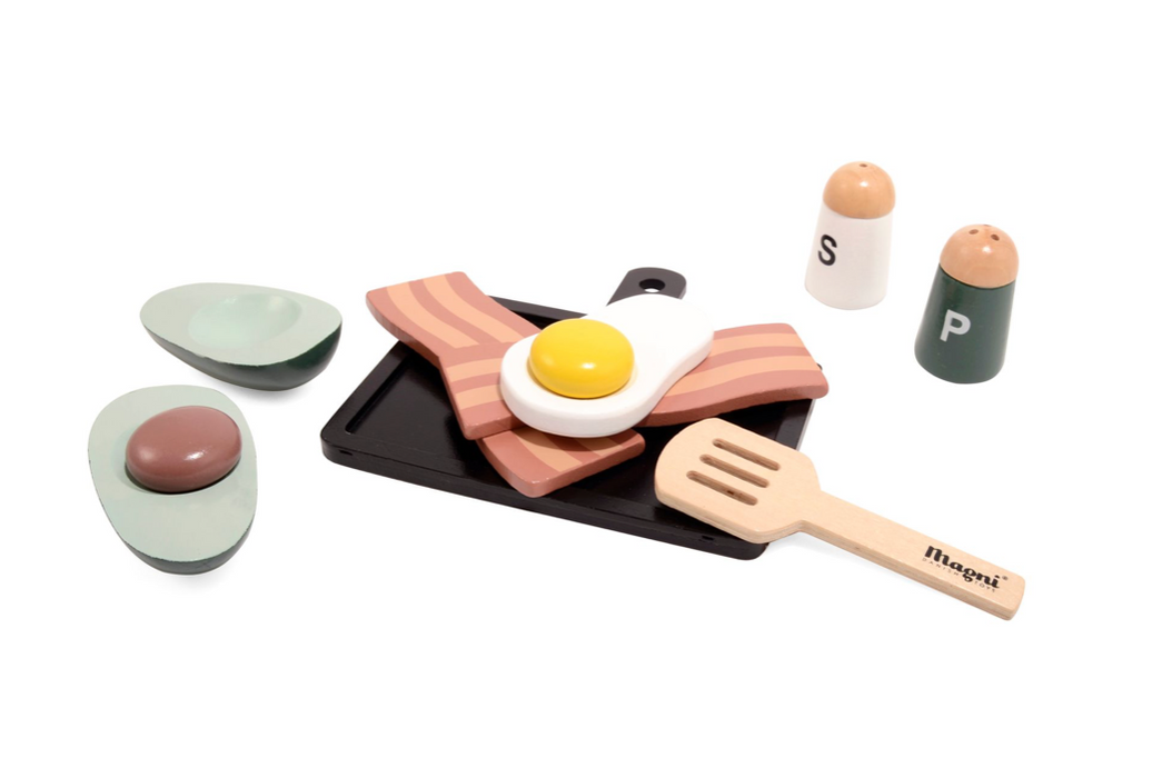 Eggs and bacon tray