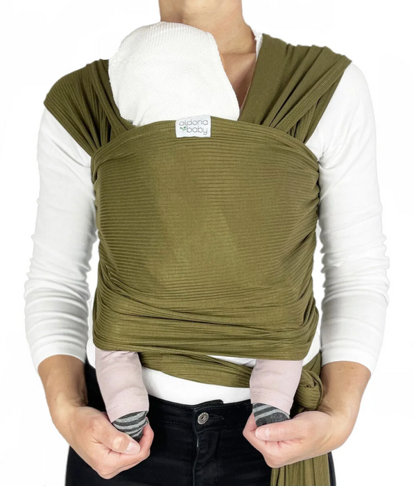 Bamboo soft stretch wrap - Dark olive