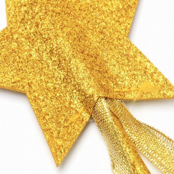 Festav, glitterstjärna - guld