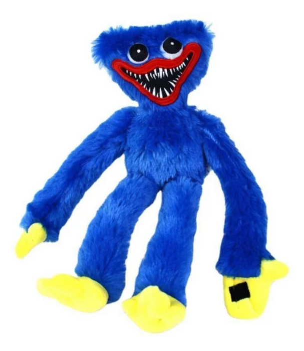Huggy Wuggy soft toy, 40 cm - Blue