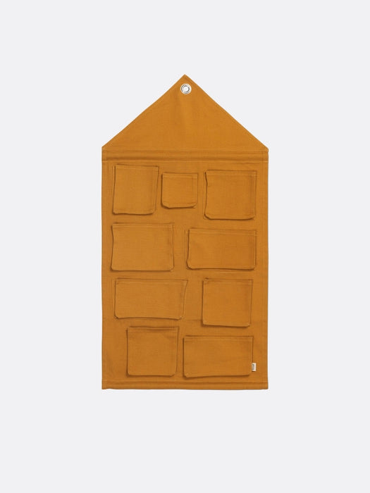 House Wall Storage - Mustard
