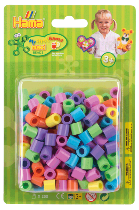 Hama Maxi beads, pastel