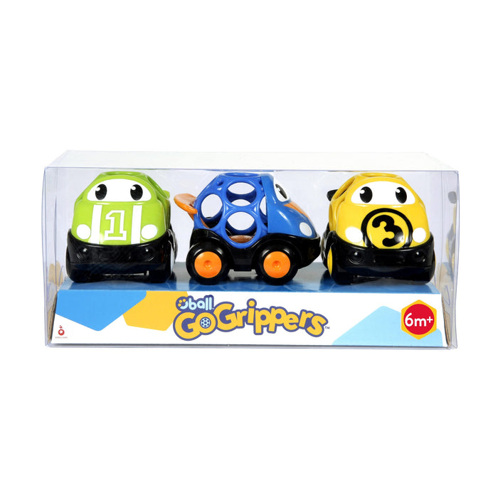 Oball Go Grippers race cars, 3 pack