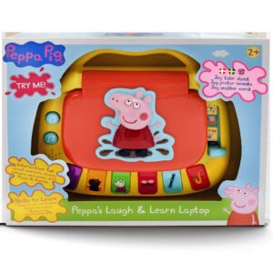 Peppa gris, skratta och lÀra sig dator