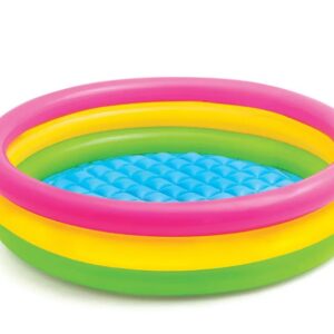 Pool / Simbassäng, Solnedgång - 147x33cm