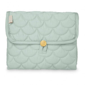 Quiltad skötmatta, dimmigt grönt