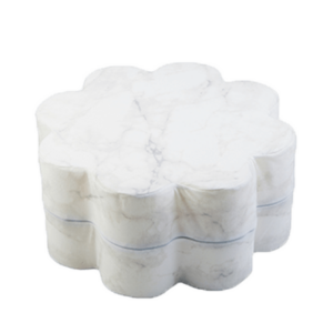 Puffblomma - lila, sammet (40x30cm)